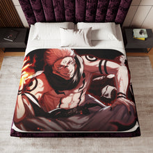 Load image into Gallery viewer, Jujutsu Kaisen Sherpa Blanket