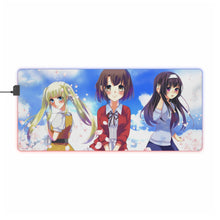 Load image into Gallery viewer, Saekano: How To Raise A Boring Girlfriend RGB LED Mouse Pad (Desk Mat)