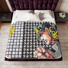 Load image into Gallery viewer, Anime Jojo's Bizarre Adventure Sherpa Blanket