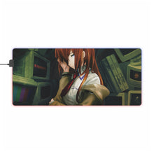 Load image into Gallery viewer, Makise Kurisu RGB LED Mouse Pad (Desk Mat)
