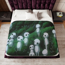 Load image into Gallery viewer, Princess Mononoke Sherpa Blanket
