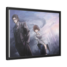 Load image into Gallery viewer, Akane Tsunemori with the the villain Canvas Framed Art Print