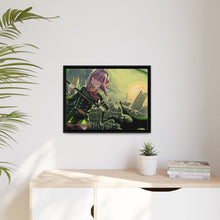 Load image into Gallery viewer, Shinoa Green Moon Canvas Framed Art Print