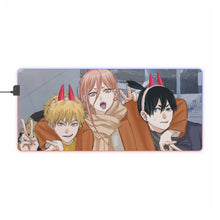 Load image into Gallery viewer, Chainsaw Man RGB LED Mouse Pad (Desk Mat)