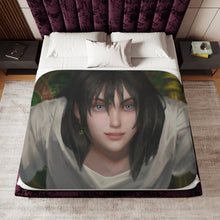 Load image into Gallery viewer, Anime Howl's Moving Castle Sherpa Blanket