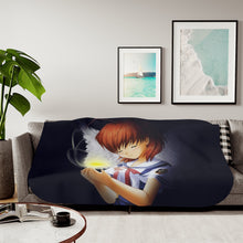 Load image into Gallery viewer, Anime Clannadr Sherpa Blanket