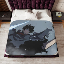 Load image into Gallery viewer, Anime Solo Leveling Sherpa Blanket
