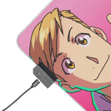 Load image into Gallery viewer, Alphonse, Winry and Edward RGB LED Mouse Pad (Desk Mat)