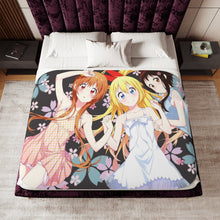 Load image into Gallery viewer, Nisekoi Chitoge Kirisaki, Kosaki Onodera, Marika Tachibana Sherpa Blanket