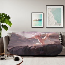 Load image into Gallery viewer, Anime Chainsaw Man Sherpa Blanket