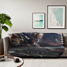 Load image into Gallery viewer, Violet Evergarden Violet Evergarden, Violet Evergarden Sherpa Blanket