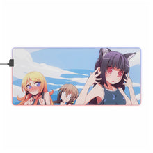 Load image into Gallery viewer, Oreimo Kirino Kousaka, Saori Makishima RGB LED Mouse Pad (Desk Mat)