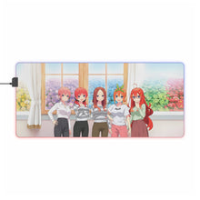Load image into Gallery viewer, The Quintessential Quintuplets RGB LED Mouse Pad (Desk Mat)