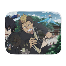 Load image into Gallery viewer, Blue Exorcist Sherpa Blanket