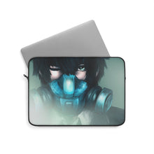 Load image into Gallery viewer, Shinya Kogami wearing Gas Mask Laptop Sleeve