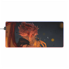Load image into Gallery viewer, Fairy Tail Natsu Dragneel, Lucy Heartfilia RGB LED Mouse Pad (Desk Mat)