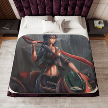 Load image into Gallery viewer, Anime Kill La Kill Sherpa Blanket