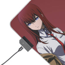 Load image into Gallery viewer, Makise Kurisu RGB LED Mouse Pad (Desk Mat)