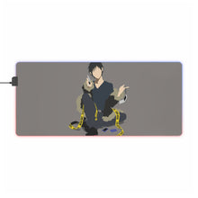 Load image into Gallery viewer, Durarara!! Izaya Orihara RGB LED Mouse Pad (Desk Mat)