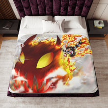Load image into Gallery viewer, Fire Force Shinra Kusakabe Sherpa Blanket