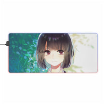 Load image into Gallery viewer, Kuzu No Honkai Hanabi Yasuraoka RGB LED Mouse Pad (Desk Mat)