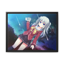 Load image into Gallery viewer, Nao Tomori holding a camera Canvas Framed Art Print