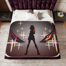 Load image into Gallery viewer, Anime Kill La Kill Sherpa Blanket