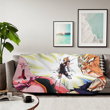 Load image into Gallery viewer, Vegeta Sacrifice Sherpa Blanket
