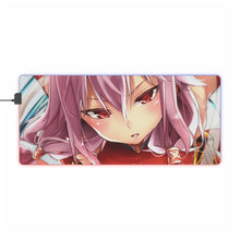 Load image into Gallery viewer, Guilty Crown Inori Yuzuriha RGB LED Mouse Pad (Desk Mat)