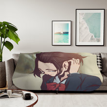 Load image into Gallery viewer, Satomi Murano Face Sherpa Blanket