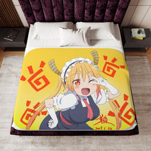 Load image into Gallery viewer, Miss Kobayashi's Dragon Maid Kobayashi-san Chi No Maid Dragon, Miss Kobayashi S Dragon Maid, Tohru Sherpa Blanket