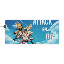 Load image into Gallery viewer, Anime Attack On Titan RGB LED Mouse Pad (Desk Mat)