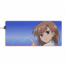 Load image into Gallery viewer, A Certain Magical Index Mikoto Misaka RGB LED Mouse Pad (Desk Mat)