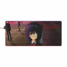 Load image into Gallery viewer, Another Mei Misaki, Kouichi Sakakibara, Izumi Akazawa RGB LED Mouse Pad (Desk Mat)