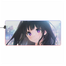Load image into Gallery viewer, Hyouka Eru Chitanda RGB LED Mouse Pad (Desk Mat)