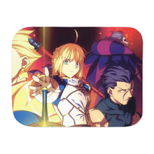 Load image into Gallery viewer, Gilgamesh, Saber (Fate Series) Sherpa Blanket