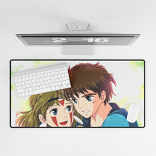 Load image into Gallery viewer, Anime Princess Mononoke Mouse Pad (Desk Mat)