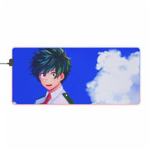 Load image into Gallery viewer, My Hero Academia Izuku Midoriya RGB LED Mouse Pad (Desk Mat)