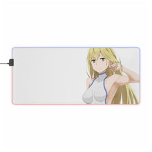 Load image into Gallery viewer, Is It Wrong To Try To Pick Up Girls In A Dungeon? RGB LED Mouse Pad (Desk Mat)