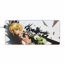 Load image into Gallery viewer, Meliodas RGB LED Mouse Pad (Desk Mat)