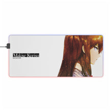 Load image into Gallery viewer, Makise Kurisu RGB LED Mouse Pad (Desk Mat)