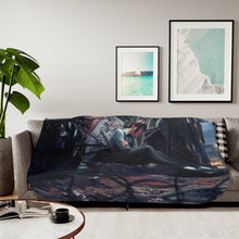 Load image into Gallery viewer, Anime Chainsaw Man Sherpa Blanket