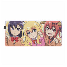 Load image into Gallery viewer, Gabriel DropOut Satanichia Kurumizawa Mcdowell, Gabriel Tenma White, Vignette Tsukinose April RGB LED Mouse Pad (Desk Mat)