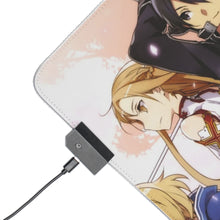 Load image into Gallery viewer, Sword Art Online Asuna Yuuki RGB LED Mouse Pad (Desk Mat)