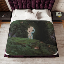 Load image into Gallery viewer, Princess Mononoke Sherpa Blanket