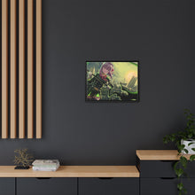 Load image into Gallery viewer, Shinoa Green Moon Canvas Framed Art Print