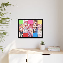 Load image into Gallery viewer, The Quintessential Quintuplets Miku Nakano, Itsuki Nakano, Nino Nakano, Yotsuba Nakano, Ichika Nakano Canvas Framed Art Print