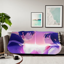 Load image into Gallery viewer, Your Name. Sherpa Blanket