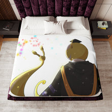 Load image into Gallery viewer, Assassination Classroom Koro-sensei Sherpa Blanket