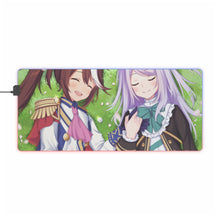 Load image into Gallery viewer, Mejiro McQueen & Tokai Teio RGB LED Mouse Pad (Desk Mat)